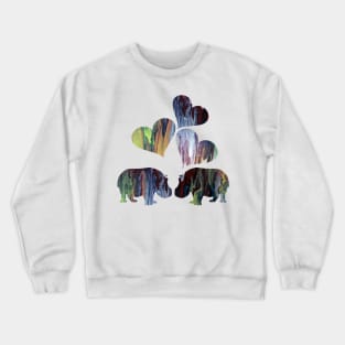 Hippo art Crewneck Sweatshirt